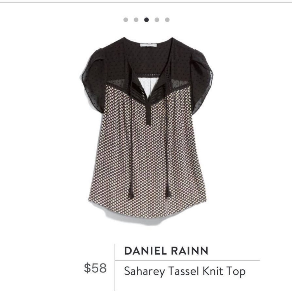 Daniel Rainn tassel knit top
